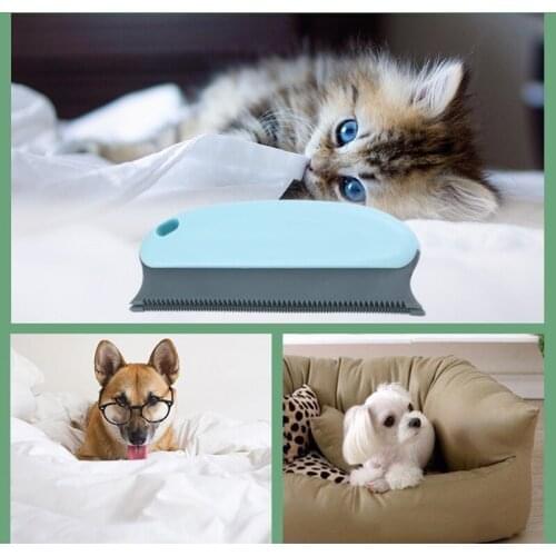 Pet Hair Remover Manual Cat Dog Hair Removal Device Comb Brush for Auto Car Home Fabric Cloth J2Y
