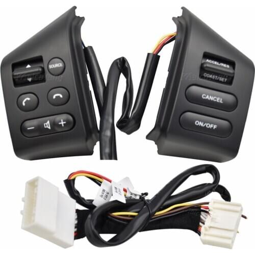Factory price FOR Nissan LIVINA & FOR Nissan TIIDA & SYLPHY steering wheel control buttons with blacklight