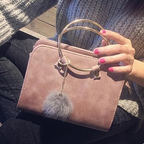 ANTBOOK New Woman Bags Ring Handbags Women Famous Brands Pu Leather Solid Messenger Bags Ladies Girls Shoulder Crossbody Bags