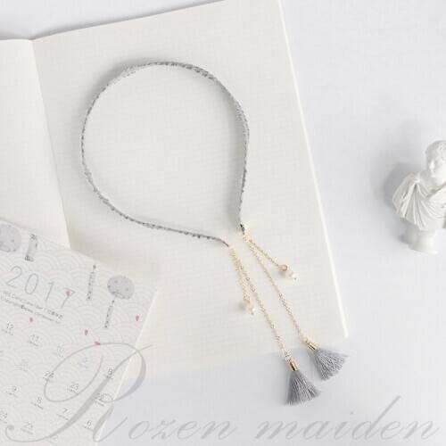 1PC Korea Simple Womens Earrings Tassel Hair Bands Fashion Girls Hair Accessories Head Bands HeadWear