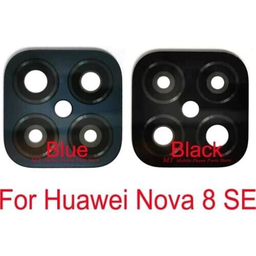 10 PCS Without Sticker Cell Phone Rear Back Camera Glass Lens Cover For Huawei Nova 8 SE 8se Back Camera Lens Glass Repair Parts