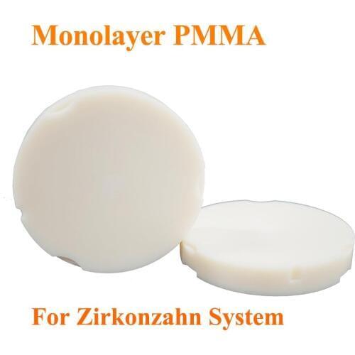 3 Pieces 95x22 PMMA Block For Zirkonzahn M1 M3 M5 Milling Machine