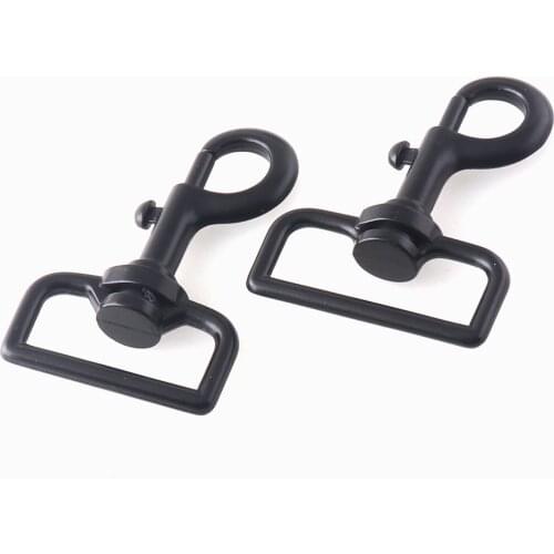 33mm Black Swivel Clasp Claw for Dog Collar Webbing Belt Buckle Lobster Clasp Trigger Snap Clasp Swivel Hook Handbag Clip