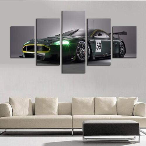 5 P(No Frame) Dream Racing Green Wall Art Picture Home Decoration Living Room Canvas Print Painting Wall picture print on canvas