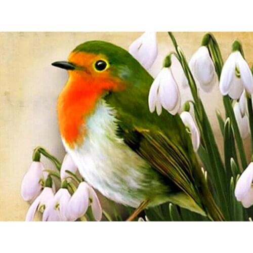5D Diamond Painting Bird Diamond Mosaic Animal Full Square/Round Diamond Embroidery Sale Picture Rhinestone Drop Ship