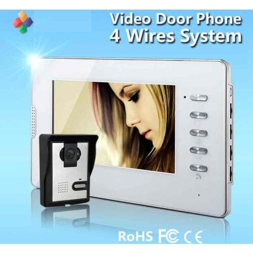 7'' Entry Video Intercom Door Bell Phone Home Gate 1 Monitor System Metal