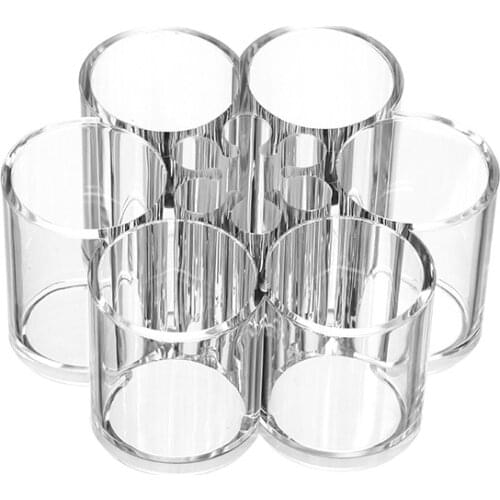 Acrylic Transparent Lipstick Eyebrow Pencil Beauty Makeup Organizer Dust-proof Skin Care Dressing Table Finishing Box