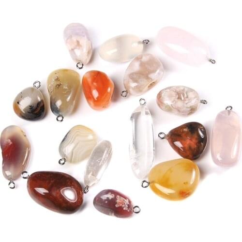 10-20 pcs 20-30 mm Natural Coral Jad Beads Pendant For Making Jewelry Women Drop Earings Irregular Charm Connector DIY Necklace