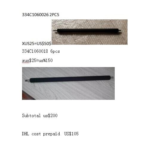 Combined order 334C1060026 334C1060018 roller for fuji minilab part made in China