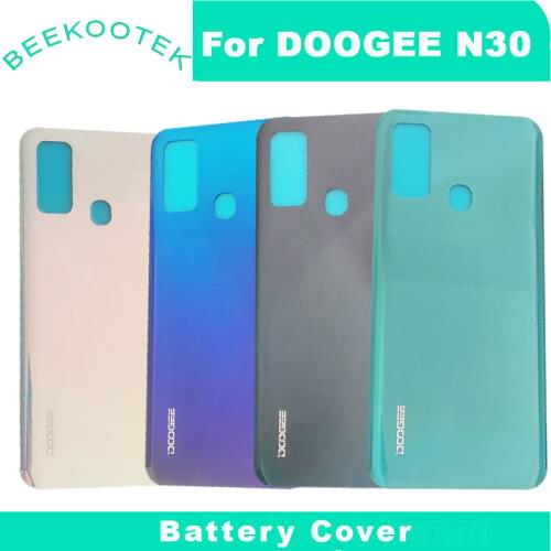 New Doogee N30 Battery Cover Case 6.55”Replacement Glass Hard Replacement Protective Battery Cover Housing For Doogee N30 Phone