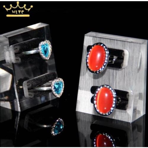 Double Ring Display Bracket Acrylic Hand Jewelry Display Stand Jewelry Display Jewelry Stand