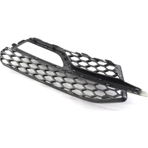 2pcs Honeycomb Mesh Front Fog Light Grilles for Audi A3 S-Line 14-16