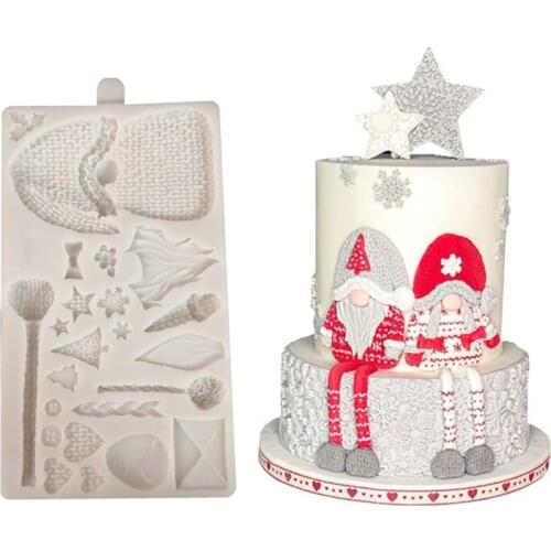 New Style Chocolate Cake Silicone Mold European Style Dwarf Cake Decoration Tool Fondant Molds Baking Accessories Cake Tools