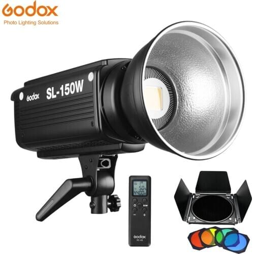 고독스 SL-150W SL150W 150WS 5600K 화이트 버전 LCD 패널, LED 비디오 라이트, 연속 출력, Bowens 마운트 스튜디오 라이트