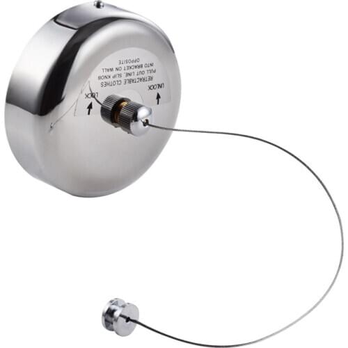 2.8M Retractable Clothesline Clothes Line Dryer Washing Rope Rack for Bathroom