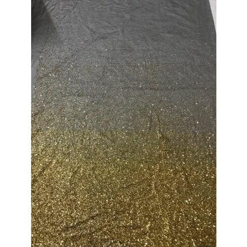 Bridal African Lace Fabric L-6105 glued glitter Nigerian Lace Fabrics With sparkly glitter Sequins French Lace