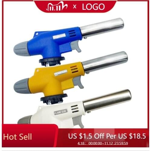 Automatic Ignition Baking Welding Tool Gas 920Torch Flamethrower Butane Burner For BBQ Camping Outdoor Hiking 920Fire Flame Gun