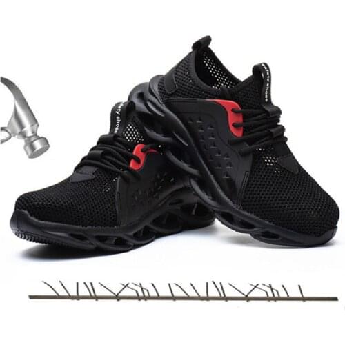 Summer Light Designer Sneakers Safety Shoes Men Puncture-Proof Boots Women Steel Toe Shoes Anti-static Work Boots Men Work Shoes