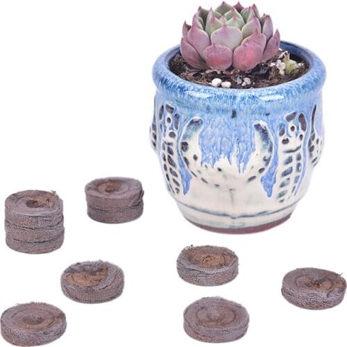 20PCS / 5PCS 30mm Peat Pellets Seed Starting Plugs Seeds Starter Pallet Seedling Soil Block Professional Tool Easy To Use