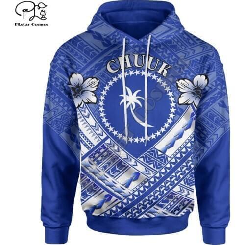 PLstar Cosmos 3DPrint Tribal Chuuk Polynesian Tropical Flowers Hibiscus Tattoos Harajuku Streetwear Funny Unisex Zip Hoodies-c9