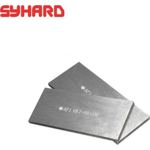 1pcs AF1 Particulate alloy tungsten steel plate Carbide tungsten steel plate (diameter 6mm/7mm/8mm/9mm/10mm length 150mm)