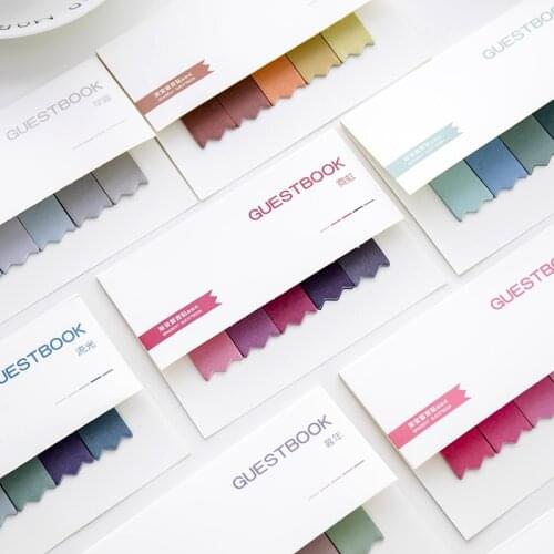 100 Sheets/pack Message Memo Series Posted It Note Pad Sticky Notes Korean School Office Stationery Supplies Bookmarks