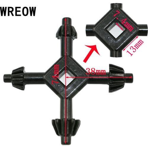 4 Way Cross Wrench Drill Chuck Key Power Drill Drilling Holder Adapter Key Spanner Wrench For Power Presses Tool Universal