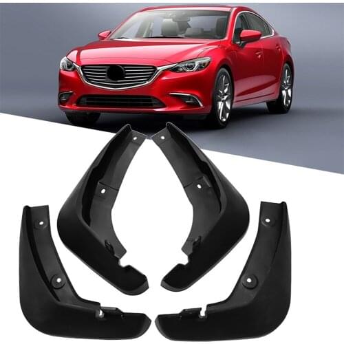 For Mazda 6 GJ GL 4Pcs Car Splash Guards Mud Flaps Mudguards 2013 2014 2015 2016 2017 2018 2019