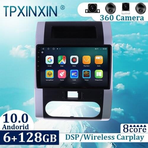 6+128GB For Nissan X-trail 2007-2015 Android 10 Carplay Radio Player Car GPS Navigation Head Unit Car Radio with Screen