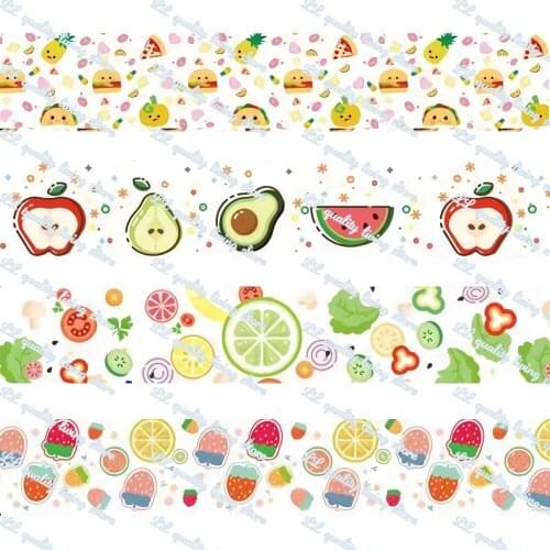 Free Shipping Printed Grosgrain Ribbon 16-75mm Elastic Hatred Ribbon Suitable for Diy Packaging Cake Pet Rope 50 Yards