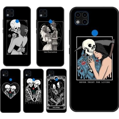 The Lovers VI Tarot Card Phone Case For Xiaomi Redmi Note 10 9 Pro 8T 9S 7A 8A 9A 9C 9T K40 Redmi Note 8 Pro Cover
