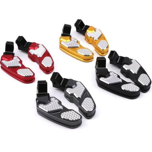 For Honda PCX 125 150 PCX125 PCX150 CNC Rear Foot Pegs Rests Pedal Passenger Footrests Pad Board Motorcycle Scooter Accessories