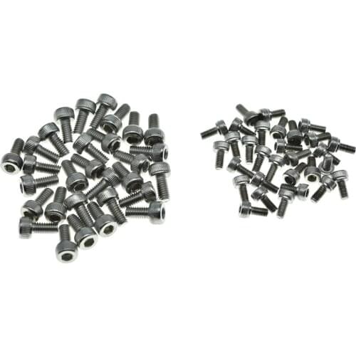 Dopro 30x Stainless Steel Tremolo Bridge Fine Tuning Screws String Insert Block Locking Nut & String Lock Screws Fits FR
