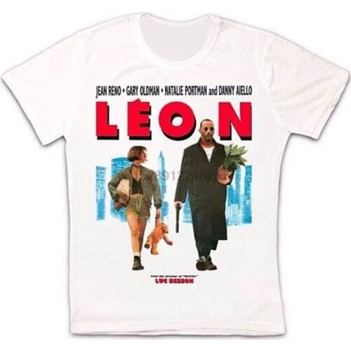 Leon The Professional Poster Jean Reno Retro Vintage Hipster Unisex T Shirt Classic Unique Tee Tshirt