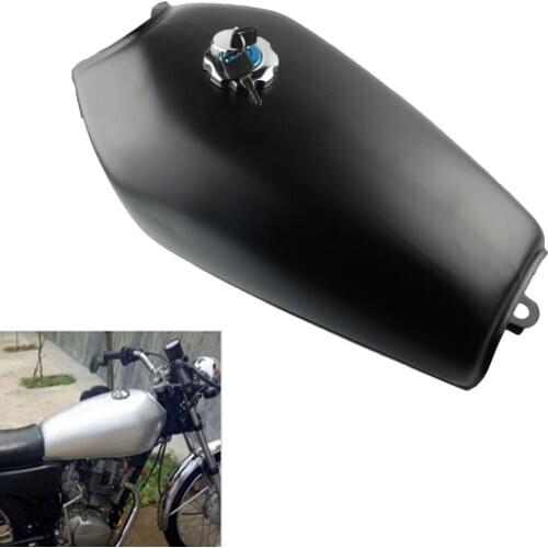 Matte Black Gallon Cafe Racer Tank Motorcycle Vintage Fuel Gas Tanks Retro For HONDA CG125 CG125S CG250 Retro Fuel Gas Tank