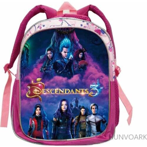 Disney School Bag Set Descendants 3 Printing School Backpack For Teenagers Boys Girls Student Travel Book Bag Schoolbags