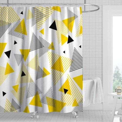 Fresh Elegant Small Broken Flowers Shower Curtain Fashion Beautiful Rose Polyester Waterproof With Hook Bath Screen Home Decor