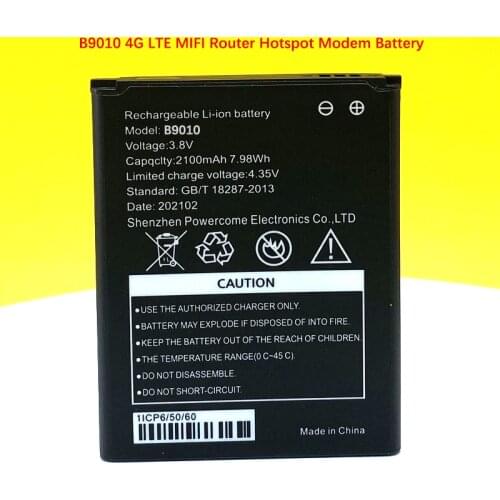 New Original B9010 Battery For 4G Wifi Router Mini 3G Lte Portable Pocket hotspot Sim Card Router Rechargeable