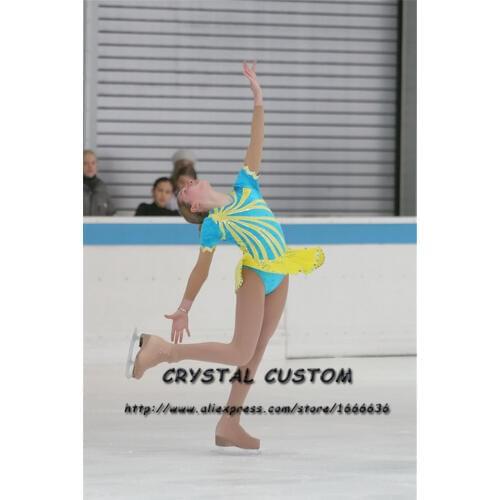 Ice Figure Skating Dress For Kids Fashion New Brand Figure Skating Dress For Competition DR3542