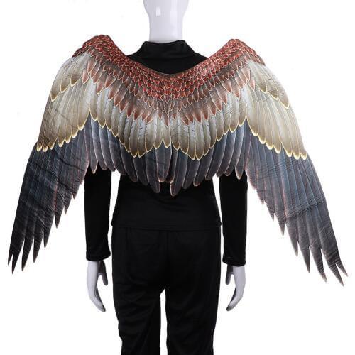 Disfraz De Pajaritos Burningman Festival Adult Japanese Game Onmyoji Cosplay Tengu Bird Carnival Costume Large Big eagle Wings