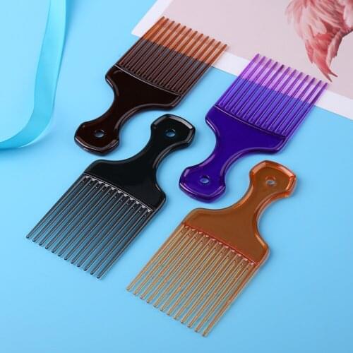 Pro Salon Hair Care Styling Tool Anti-static Hairdressing Combs Flat Wide Teeth Hair Fork Comb Unisex Flat Top