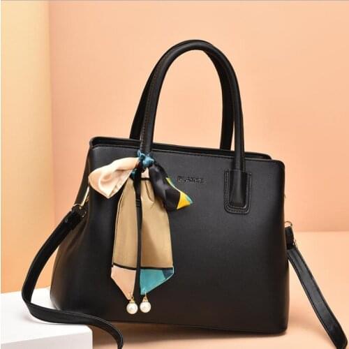 Luxury Silk Decoration Women Bags Designer Brand Leather Womens Handbags 2021 New Crossbody Bags Women Shoulder Bag Tote Bag