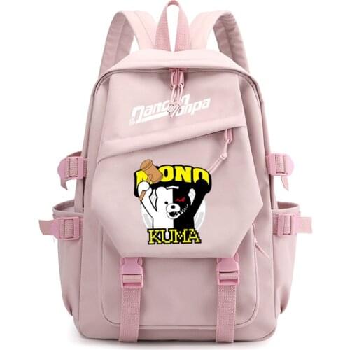 Anime Danganronpa Monokuma Backpack Bag Rucksack Mochila Schoolbag Bag For School Book Boys Girls Student Travel