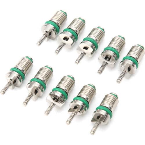 A/C R134A Valve Core Car Air Conditioning Valve Cores Needles High Pressure Resistant for R134A Refrigerant A/C Valve Cores