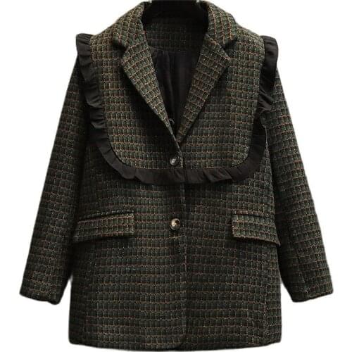 Smlinan Women's Tweed Blazers