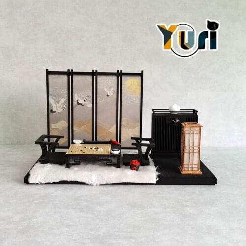 Grandmaster of Demonic Cultivation Wei Wuxian Wangji Scene Model DIY Fit Figure Doll Toy Chess Room Material Package Cosplay C