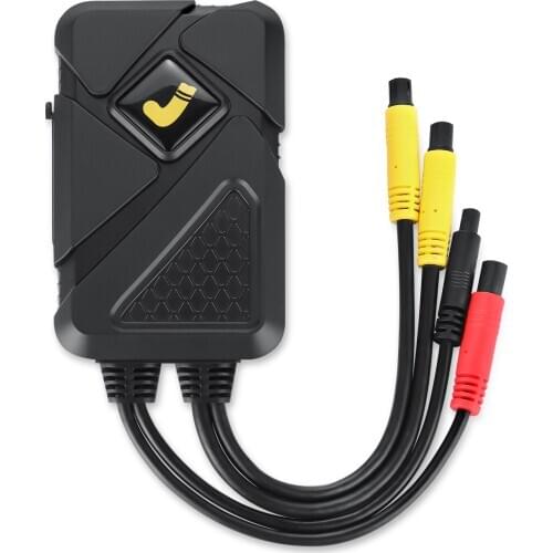 Dual AHD Cameras DVR LVDS Signal Motorcycle DVR Driving Video Recorder AYELLOWSOCK Dual AHD Lens DVR HD 1080P 2channel MDVR