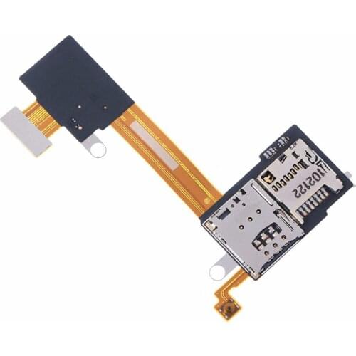 5pcs/lot For Sony Xperia M2 S50H D2303 D2305 D2306 SIM and SD Card Reader Flex Cable Ribbon
