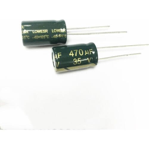 6.8UF 10UF 15UF 47UF 220UF 470UF 680UF 1000UF 1500UF 400V 100V 50V 35V 25V 16V 10*13MM LOW ESR Aluminum electrolytic capacitor