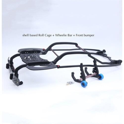 Car Shell Based Roll Cage & Wheelie Bar & Front Bumper for 1/7 ARRMA MOJAVE 6S EXB RC Car Accessories